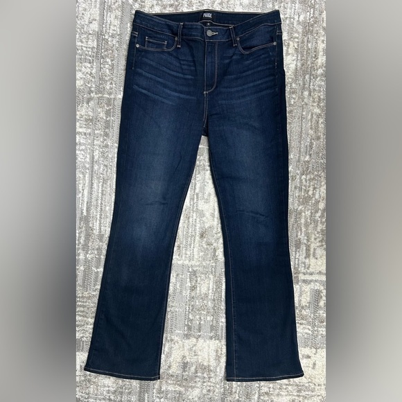 Paige High Rise Manhattan Gardena Bootcut Jeans Size 32 - Picture 2 of 9